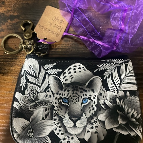 Anuschka Change Purse and Key Chain - Picture 3 of 8